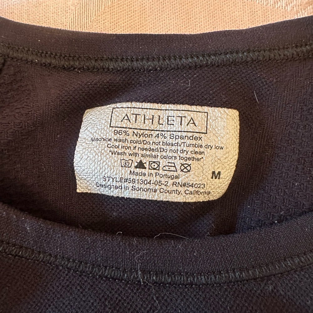 Athleta Black Performance Top - image 3